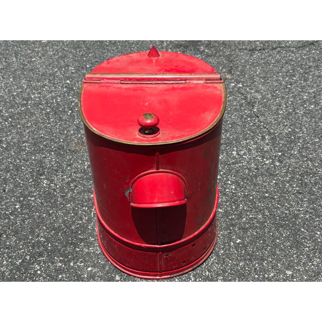 20th C. Hot Saveloys - Mid Century Original Paint on Metal Carnival / Street Food Dispenser For Sale - Image 9 of 12