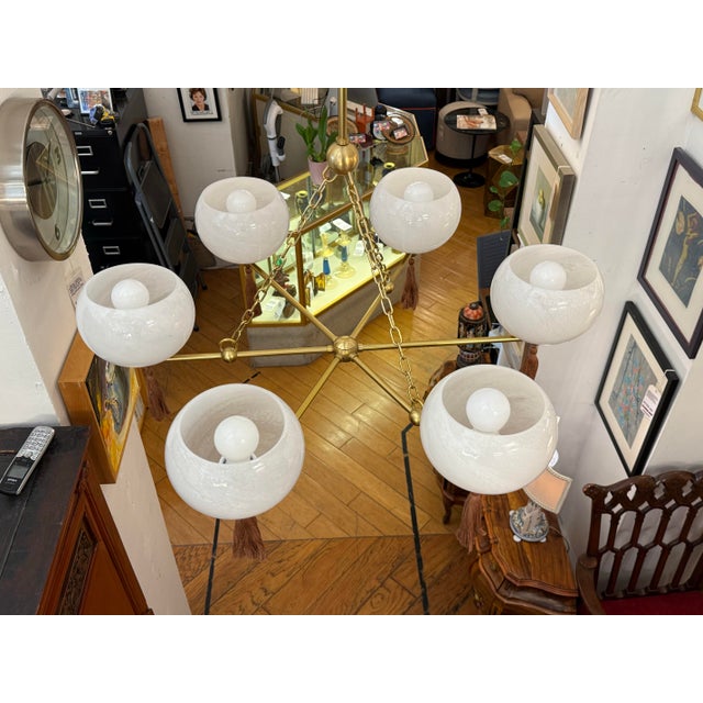 Mandy Cheng for Mitzi Niya Chandelier For Sale In San Francisco - Image 6 of 13