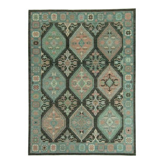 Turkish Oushak Rug 9'1" x 12'5" #20023 For Sale