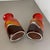 Fat Lava Op Art Pottery Multi-Color Vases from Jasba Ceramics Germany, 1970s, Set of 2 For Sale - Image 17 of 18