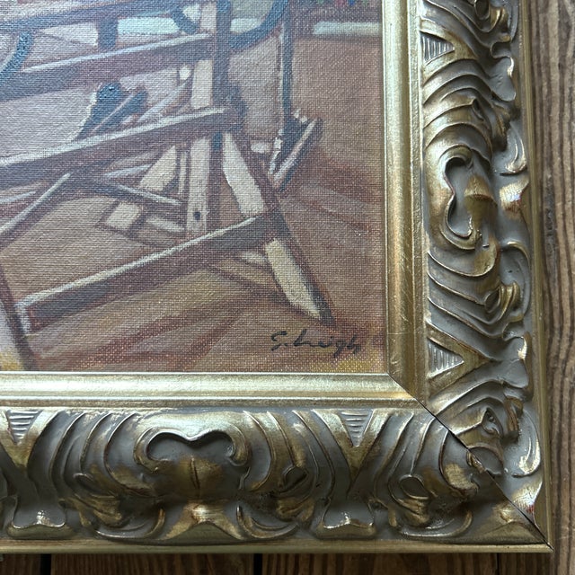 Contemporary Contemporary Original Painting by Stephen Heigh “The Art Studio” For Sale - Image 3 of 4