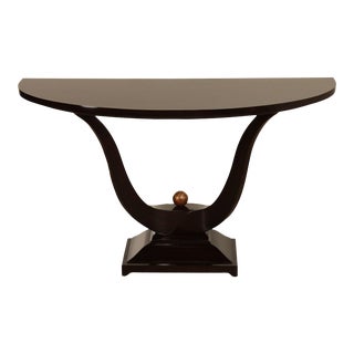 Christopher Guy Modern Empire Style Mahogany 'Fontaine' Console Table For Sale