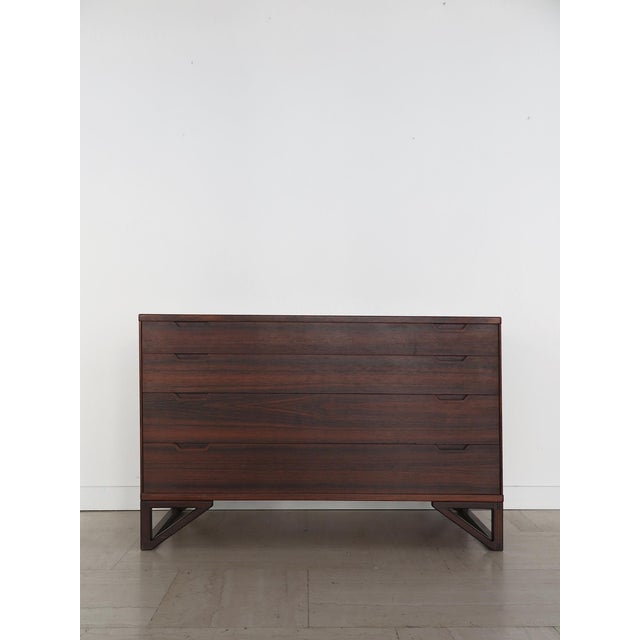 Dark Wood Chest of Drawers from Svend Langkilde, Denmark, 1960s, Set of 2 For Sale - Image 14 of 18
