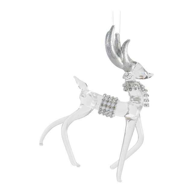 Contemporary Deer Ornament Set (Set of 6 For Sale - Image 3 of 5