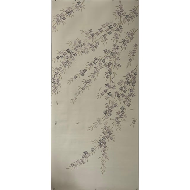 Not Yet Made - Made To Order Hand Painted Chinoiserie Floral Branch Wallpaper Mural With Elegant Botanical Design For Sale - Image 5 of 8