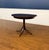 Traditional Round Walnut Occasional Table by Leighton Hall - Showroom Sample For Sale - Image 9 of 10