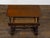 French 19th Century Walnut Side Table with Carved Apron and H-Form Stretcher For Sale - Image 11 of 12