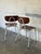 1970s Plywood Stacking Chairs Set of 2 Mid-Century Modern 1970s For Sale - Image 5 of 11