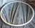 1980s Vintage Round Wall Mirror in White Lacquered Metal by Keuko, 1980s For Sale - Image 5 of 7