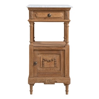 Louis XVI Side Table With Marble Top France Early 1900s For Sale