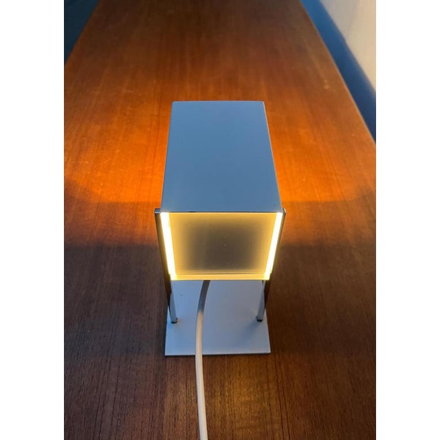 Mid-Century Minimalist German Cube Table Lamp from Kaiser Idell Leuchten, 1960s For Sale - Image 11 of 18
