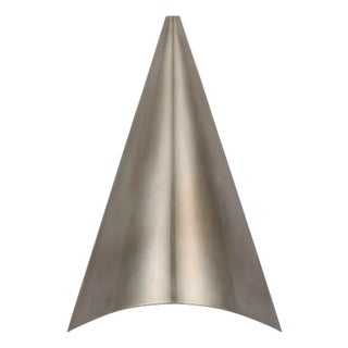 Kelly Wearstler for Visual Comfort Signature Piel 14" Indoor/Outdoor Wall Wash in Pewter For Sale