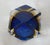 C.1970s Italian Alessandro Mandruzzato, Hand Blown Faceted Murano Cobalt, Amber & Clear For Sale - Image 17 of 18