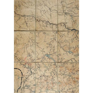 Nicholville New York 1921 Us Geological Survey Folding Map For Sale