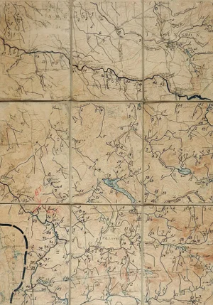 Nicholville New York 1921 Us Geological Survey Folding Map