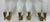 Plastic Set of 4 Mid Century Modern Brass Sconces For Sale - Image 7 of 9