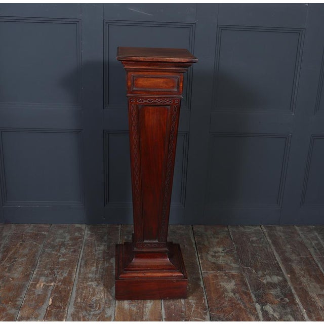 Georgian Style Mahogany Pedestal Stand, 1920s For Sale - Image 10 of 16
