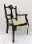 Brown Antique Inlaid Edwardian Arm Chair For Sale - Image 8 of 13