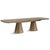 Contemporary Salvaged Oak Extendable Dining Table For Sale - Image 3 of 7