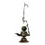 18th Century Italian Bronze Hanging Oil Lamp For Sale