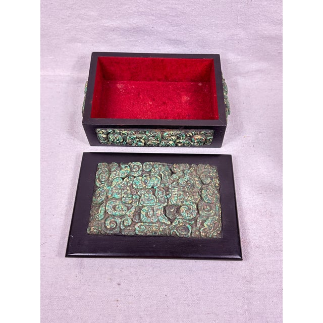 Mid-Century Modern Vintage Jewelry Box For Sale - Image 3 of 12