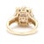 Modern LeVian 4.5ctw Smoky Quartz and Diamond Ring, 14k Yellow Gold, Ring Size 7 For Sale - Image 3 of 7