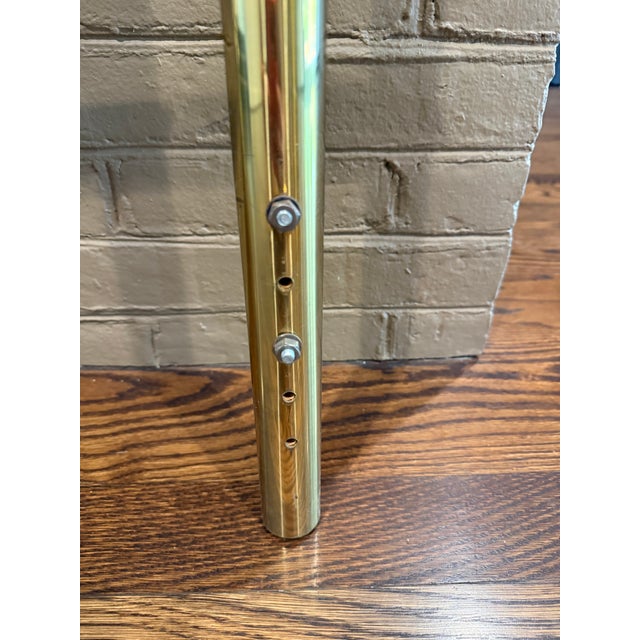Metal Pair of Decorative Brass Headboards For Sale - Image 7 of 9