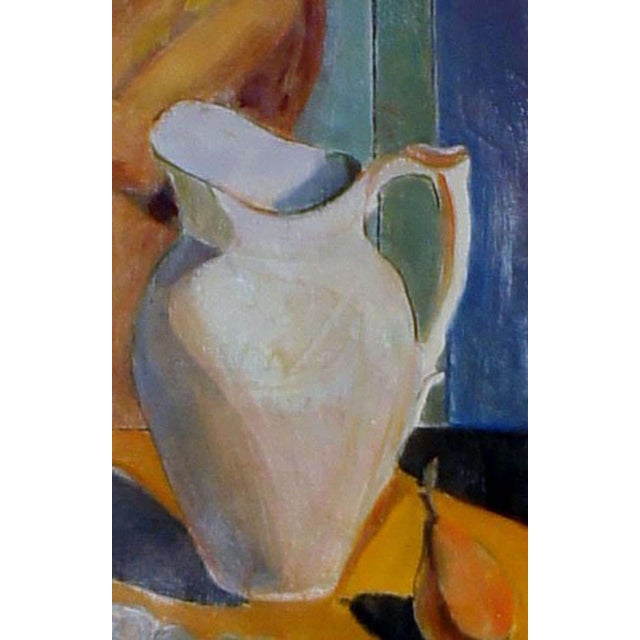 Oil on Board Portrait of Naked Woman, 1930s For Sale - Image 4 of 10