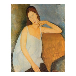 Modigliani Hebuterne in Blue Shirt Limited Edition For Sale