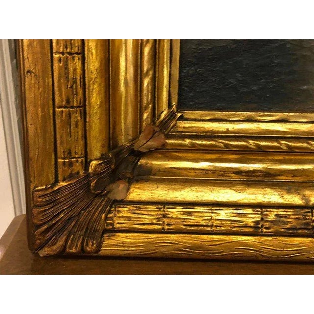 Wood Gulbrand Sether Signed Norwegian American Oil on Canvas of a Venice Canal For Sale - Image 7 of 12