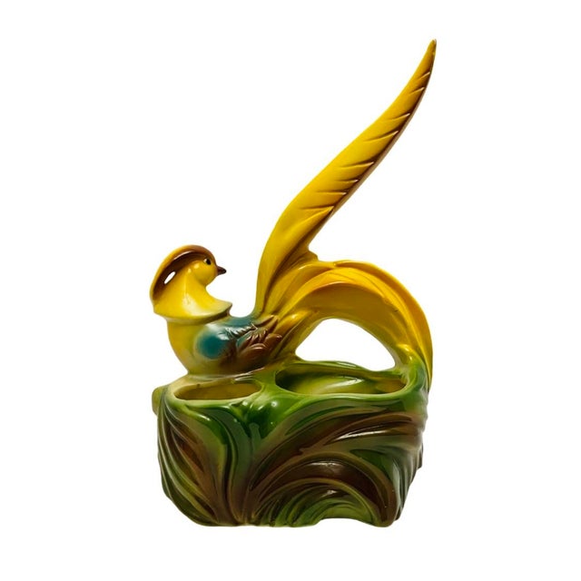 Mid-Century Modern 1950s Mid Century Maddux of California Pheasant Planter, Usa For Sale - Image 3 of 7