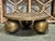 2020s Brass Finish Round Ball Coffee Table For Sale - Image 5 of 5