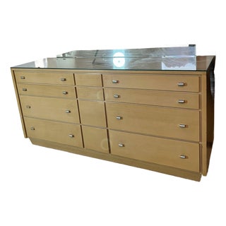 1950s 12 Drawer Dresser by Hungerford Mahogany Promoted by Elvis Presley For Sale
