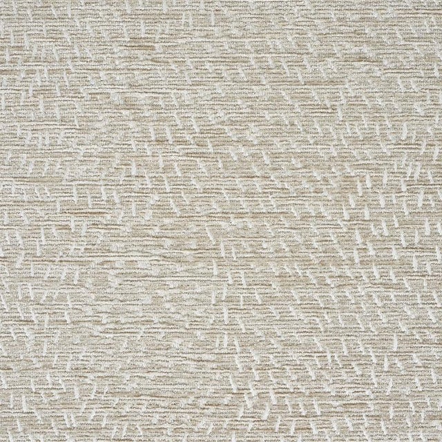 Mid-Century Modern Sample - Schumacher X Caroline Z Hurley Menemsha Fabric in Natural For Sale - Image 3 of 3