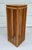 Wood Contemporary Organic Cerused Wood Bleached Slatted Pedestal Stand For Sale - Image 7 of 10