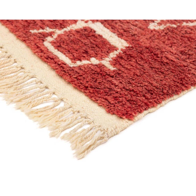 Textile Hand-Knotted Wool Premium Rug by Azele Studio For Sale - Image 7 of 10