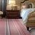 Bubble Gum Pink Plaid Flatweave Wool Rug 9x12 For Sale - Image 8 of 9