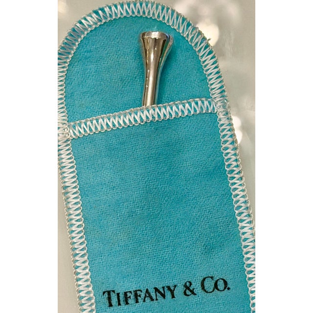 1990s 1990's Tiffany & Co Sterling Silver Golf Tee With Original Box For Sale - Image 5 of 9