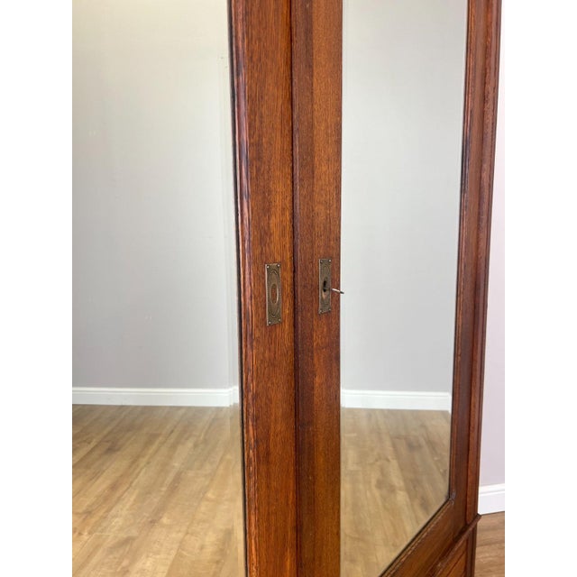 Gold French Wardrobe in Oak For Sale - Image 8 of 13