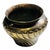 E. Casagrande Borgo Valsugana Style Hand Hammered Italian Brass & Copper Cachepot For Sale