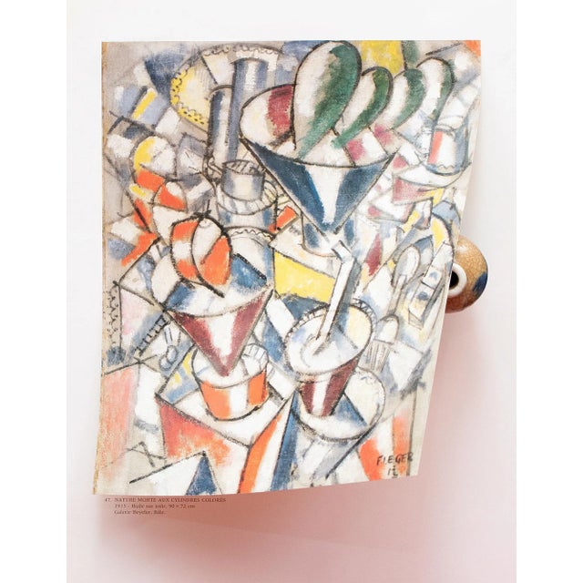 Fernand Léger 1990 After Fernand Leger "Still Life With Colored Cylinders", Full-Color Parisian Print For Sale - Image 4 of 8