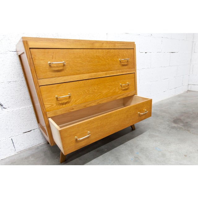 Vintage Chest of Drawers with Compass Feet, 1960s For Sale - Image 12 of 18