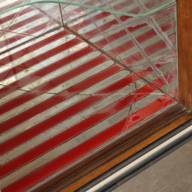 Vintage Walnut and Brass Cabinet from Palazzi Dellarte Cantù, Italy, 1940s For Sale - Image 6 of 14