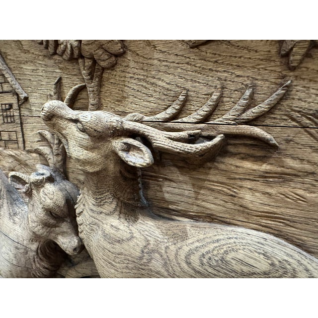 French Oak Hunting Sideboard, 1850s For Sale - Image 13 of 18