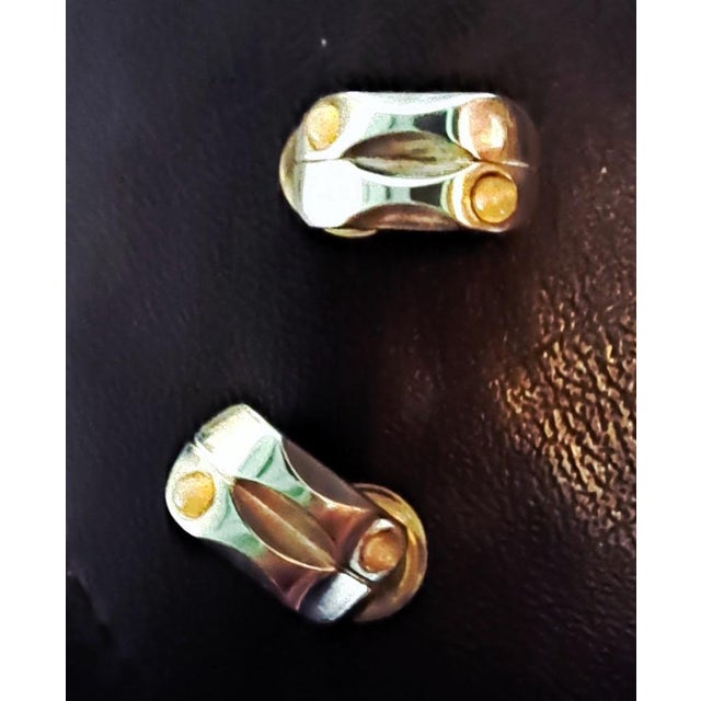 Vintage Ear Clips in Sterling Silver by Maria Berntsen for Georg Jensen, 1990s, Set of 2 For Sale - Image 10 of 12