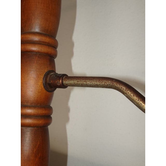 Vintage Mid Century Modern Gold Brown Tension Pole Lamp For Sale - Image 11 of 17