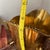 Metal Antique Brass Planter With Rope and Feet Details For Sale - Image 7 of 9