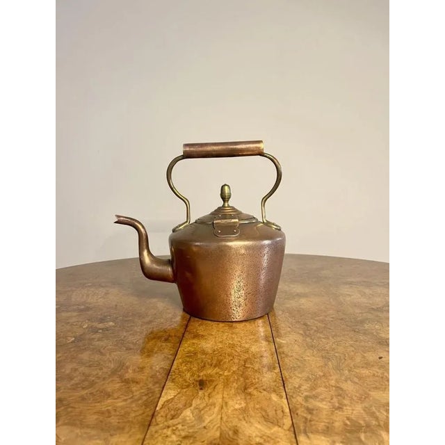 Antique George III Copper Kettle, 1800s For Sale - Image 4 of 8