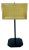 Modern Black and Gold Metal Table Lamp For Sale