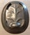 Decorative Pewter Platter with grooves for juices. Beautiful for use or display.